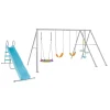 Best Altalena grigio con set di gioco a 5 funzioni 442x235x200 cm - cod. 44152 Giochi E Casette Bimbo