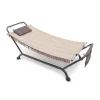 New Amaca prendisole "bali" colore beige con struttura in metallo Mobili Da Giardino E Accessori