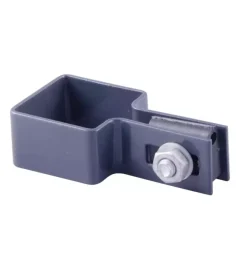 Reti, Recizioni E Cancelli Per Giardino- Anello semplice di fissaggio grigio 40x40 cm