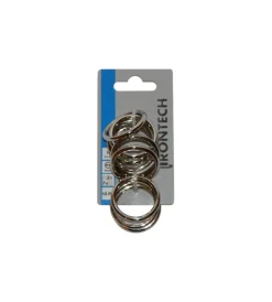 Hot Anello tondo saldato ø 4 x 32 mm. in acciaio zincato - 10 pz. Sistemi Di Fissaggio