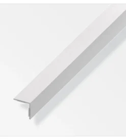 Ferramenta Per Mobili E Infissi-Alfer aluminium Angolare autoadesivo 20x20 pvc ottica - 1 metro.