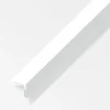 Ferramenta Per Mobili E Infissi-Alfer aluminium Angolare autoadesivo 30x30 pvc bianco - 1 metro.