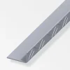 Ferramenta Per Mobili E Infissi-Alfer aluminium Angolare lamiera striata 23,5x43,5  1 m