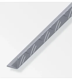 Ferramenta Per Mobili E Infissi-Alfer aluminium Angolare lamiera striata 29,5 lati uguali  1 m