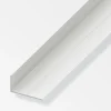 Officina E Garage-Alfer aluminium Angolare lati disuguali 15.5 pvc bianco - 2,5 metri.