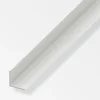 Officina E Garage-Alfer aluminium Angolare lati uguali 23.5x1 pvc bia - 1 metro.