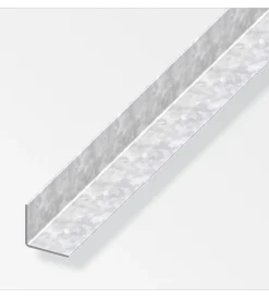 Ferramenta Per Mobili E Infissi-Alfer aluminium Angolare 15.5x15.5 acciaio zincato - 1 metro.