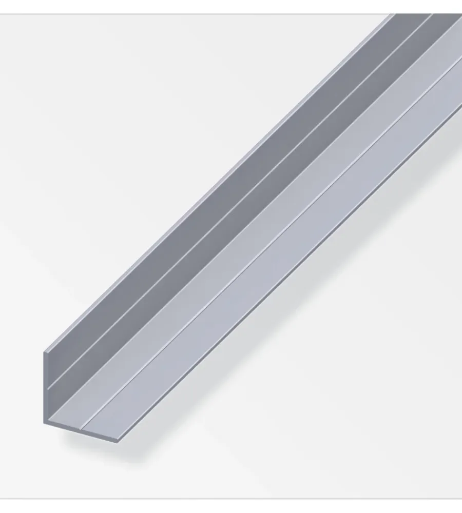 Officina E Garage-Alfer aluminium Angolare 11.5x1.5 alluminio naturale - 2,5 metri.