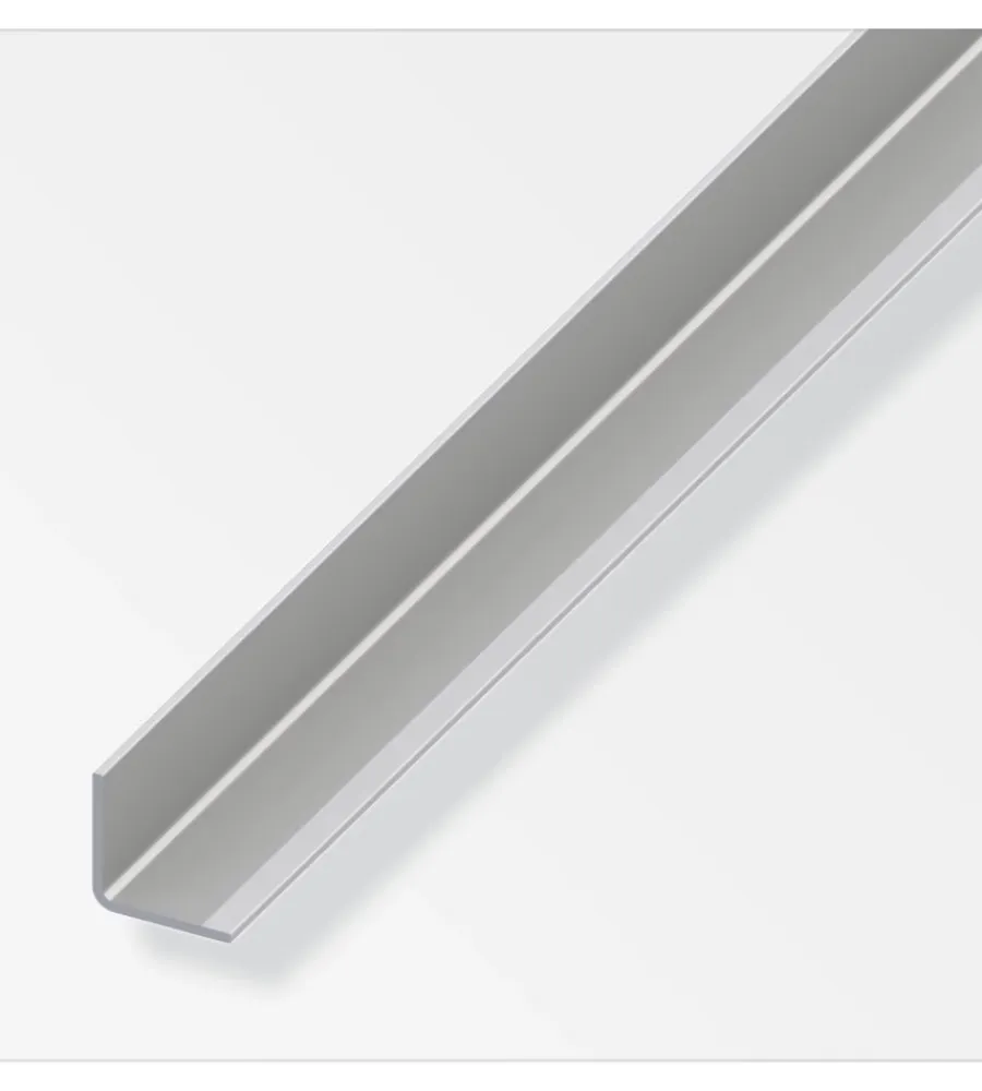 Ferramenta Per Mobili E Infissi-Alfer aluminium Angolare 15x15x0,5 acciaio inox 1 metro.