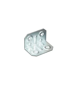 Ferramenta Per Mobili E Infissi|Angolari nervati - 67 x 20 mm. - zincato - 4 pz.