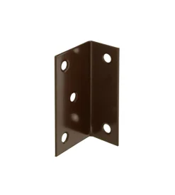 Sistemi Di Fissaggio- Angolari plastificati 75 x 40 x 25 mm. - marroni - 1 pz.