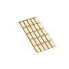 Accessori|Antiscivolo antiurto adesivo 9x20 mm. spessore 2,5 mm. bianco 25 pz.