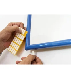 Accessori|Antiscivolo antiurto adesivo 9x20 mm. spessore 2,5 mm. bianco 25 pz.