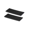 Accessori|Antiscivolo antivibrazione in gomma nera 35x70 mm. spessore 2,5 mm. 4 pz.