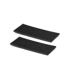 Accessori|Antiscivolo antivibrazione in gomma nera 35x70 mm. spessore 2,5 mm. 4 pz.