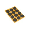 Accessori|Antiscivolo "mussit" tondi in epdm adesiva nera ø 20 mm. - spessore 2,5 mm. - 12 pz.