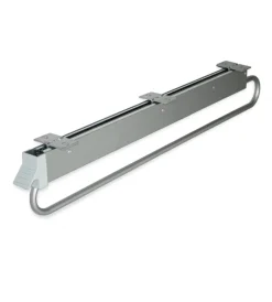 Discount Appendiabiti estraibile per armadio 800 mm acciaio e plastica grigio metallizzato - . Armadi