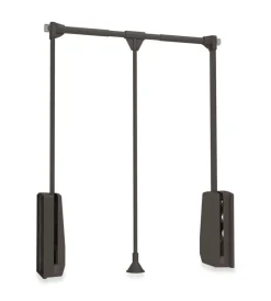Armadi-Emuca Appendiabiti saliscendi regolabile 60-83 cm moka,