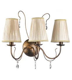 Applique 3 luci "delia" bronzo e14 Illuminazione Per Interno