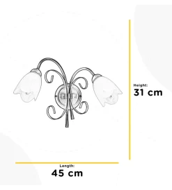Sale Applique 2 luci 