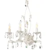 Online Applique 3 luci "teresa" avorio-oro, e14 Illuminazione Per Interno