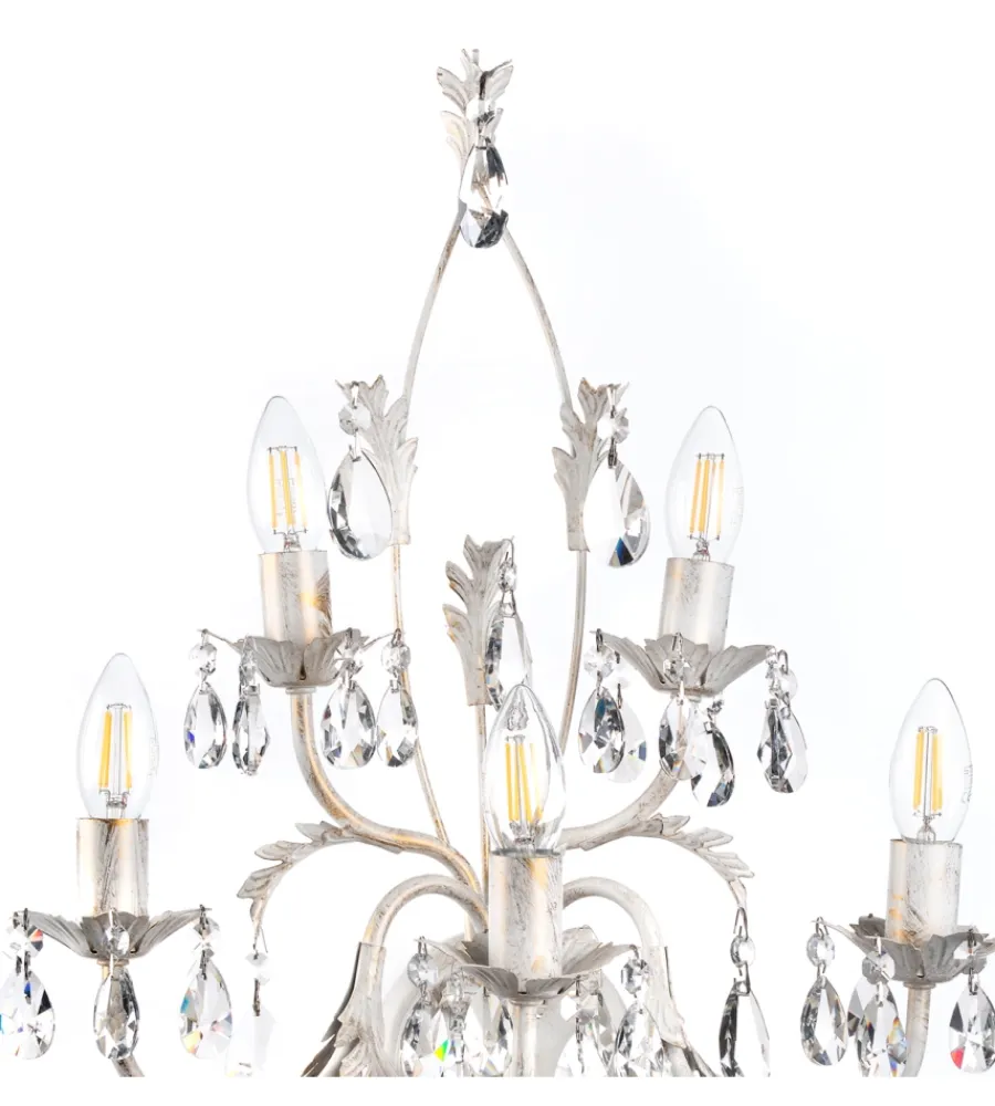 Illuminazione Per Interno-Onli Applique 5 luci "teresa" avorio, e14
