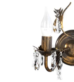 Best Applique 2 luci "teresa" bronzo, e14 Illuminazione Per Interno