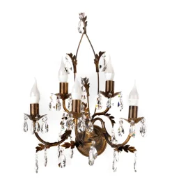 Best Applique 5 luci "teresa" bronzo, e14 Illuminazione Per Interno