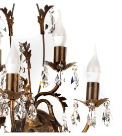 Best Applique 5 luci "teresa" bronzo, e14 Illuminazione Per Interno
