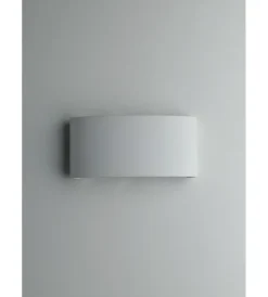 Illuminazione Per Esterno|Applique a led "beetle" in alluminio bianco, 17x8x4 cm