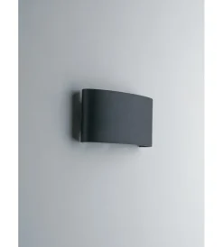 Sale Applique a led "beetle" in alluminio nero, 17x8x4 cm Illuminazione Per Esterno