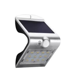 Illuminazione Per Esterno- Applique arcadia 1.5 silver - applique con pannello solare - 1.5 w 220 l