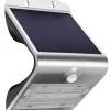 Illuminazione Per Esterno- Applique arcadia 3.2 silver - applique con pannello solare - 3.2 w 400 l