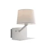 Best Applique "ciak" metallo bianco con attacco usb, 40w Illuminazione Per Interno