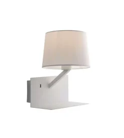 Best Applique "ciak" metallo bianco con attacco usb, 40w Illuminazione Per Interno