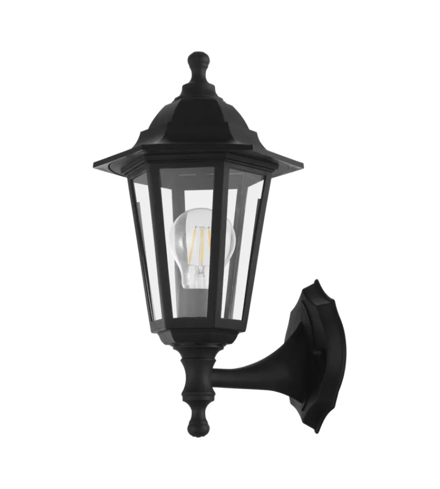 Illuminazione Per Esterno-Eglo Applique da esterno "duanera" nero 28w