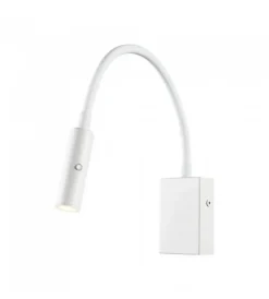 Illuminazione Per Interno- Applique da hotel regolabile bianca 3w, 3000k