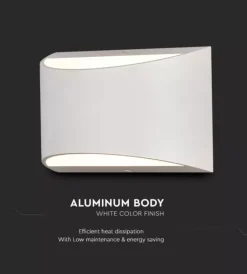 Illuminazione Per Esterno|Applique led da esterno a doppio fascio luminoso vtac 