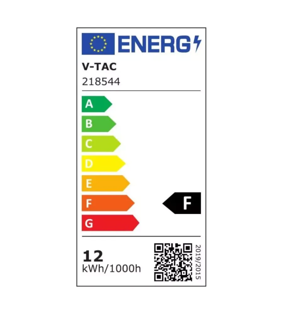 Illuminazione Per Esterno- Applique led da esterno quadrata scoperta vtac nero 4000k 12w