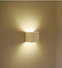 Illuminazione Per Esterno|Applique led da esterno quadrata a doppio fascio luminoso vtac bianco 4000k