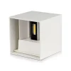 Illuminazione Per Esterno- Applique led da esterno quadrata a doppio fascio luminoso vtac bianco 3000k