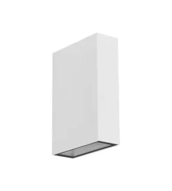 Illuminazione Per Esterno|Applique led da esterno rettangolare verticale a doppio fascio luminoso vtac bianco 3000k