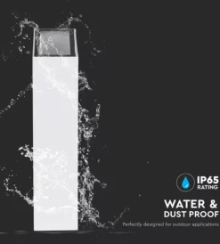Illuminazione Per Esterno|Applique led da esterno rettangolare verticale a doppio fascio luminoso vtac bianco 3000k