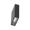 Outlet Applique led da esterno rettangolare verticale a doppio fascio luminoso vtac nero 6500k Illuminazione Per Esterno