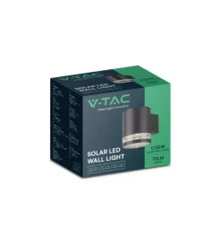 Sale Applique led da esterno vtac nero con sensore di movimento 3000k Illuminazione Per Esterno