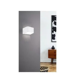 Illuminazione Per Interno-Eglo Applique led da interno "sania" bianco 3000k