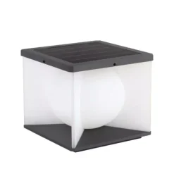 New Applique led solare da esterno vtac nero con telecomando 3000k 8w Illuminazione Per Esterno