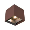Illuminazione Per Esterno|Applique led solare da esterno vtac marrone 4000k