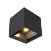 Illuminazione Per Esterno|Applique led solare da esterno vtac nero 4000k