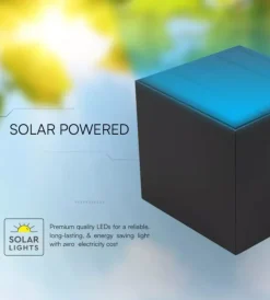 Illuminazione Per Esterno|Applique led solare da esterno vtac nero 4000k